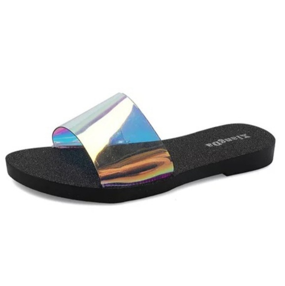 Holographic Open Toe SAndels - Picture 2 of 2